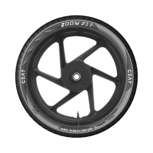 Ceat Zoom X3 F 90/90-17 49P Tubeless Tyre Image