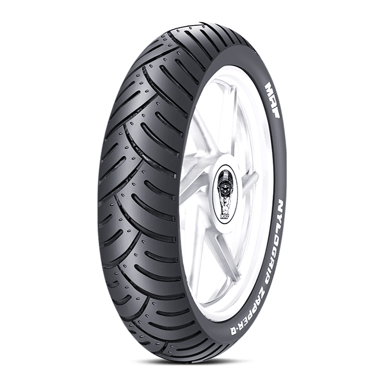 Mrf Zapper Q 110/90-18 61p Tubetype Tyre With Tube Soni Tyre House