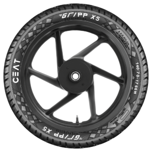 Ceat Gripp X5 120/80-17 61P Tubeless Tyre Image