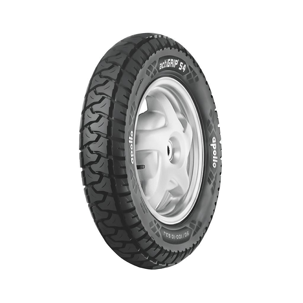 Apollo Actigrip S4 90/100-10 53J Tubeless Tyre Image